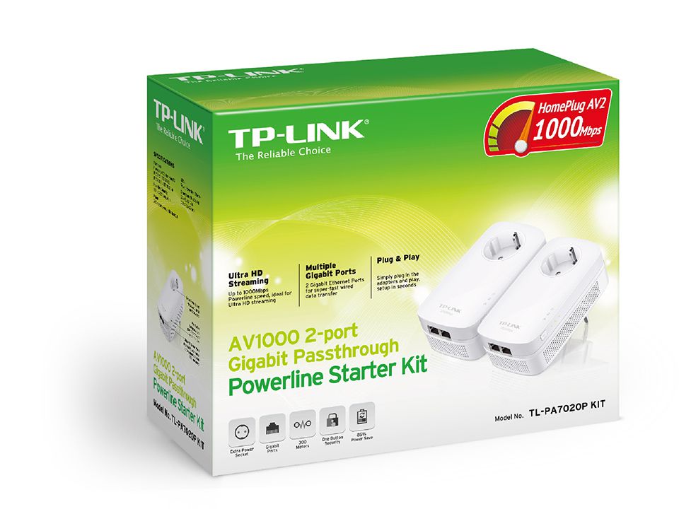 Powerline Kit Tp Link Av1000